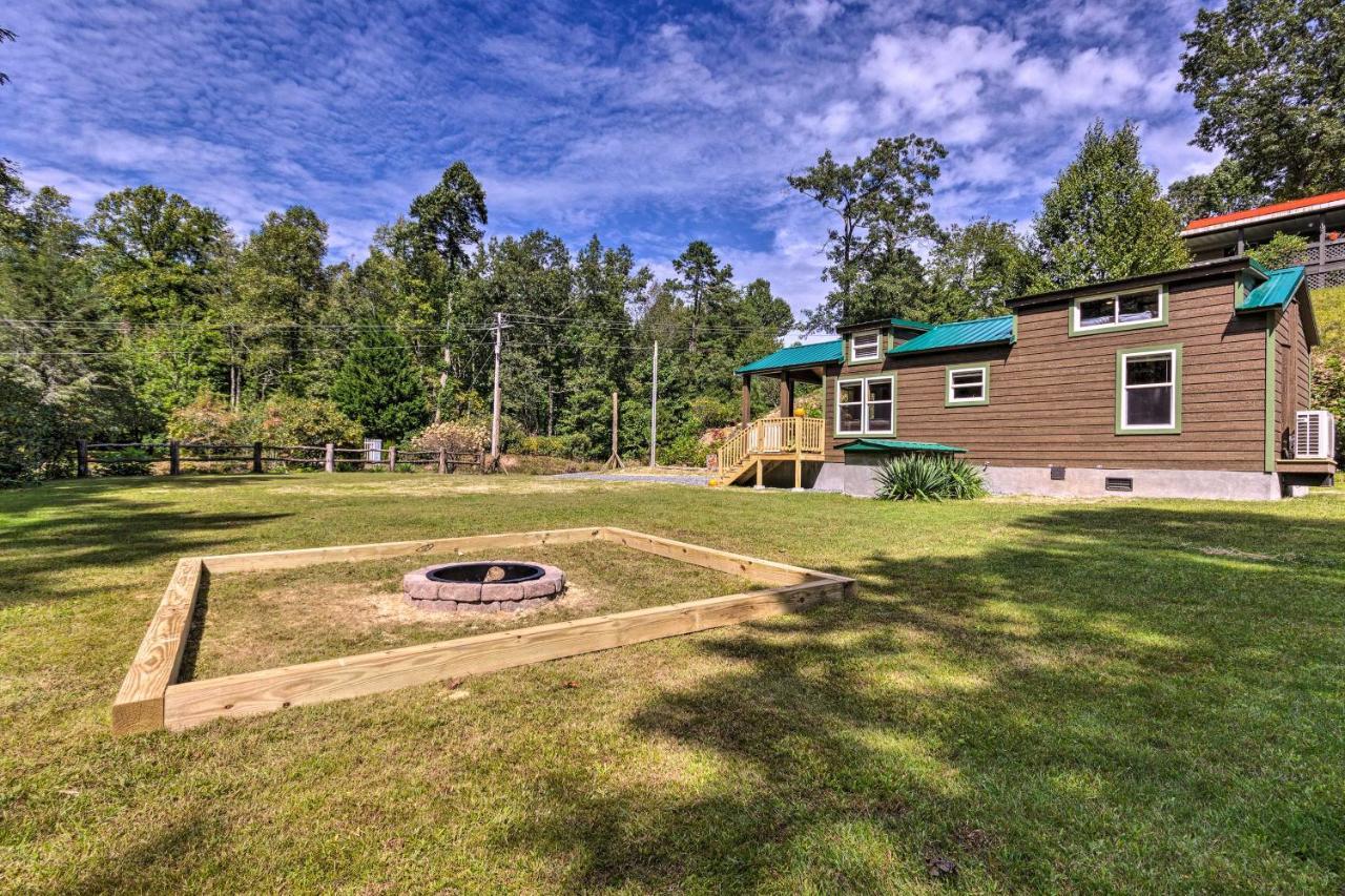 Quaint Mtn Cabin Tiny Living Near Big Adventure Brevard Buitenkant foto